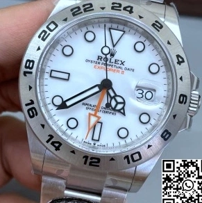 Rolex Dial Steel White M226570-0001 Clean Stainless Factory Explorer 0330